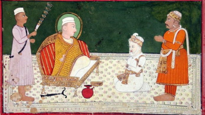 मुघल सम्राट अकबर आणि सूफी संत शेख सलीम चिश्ती