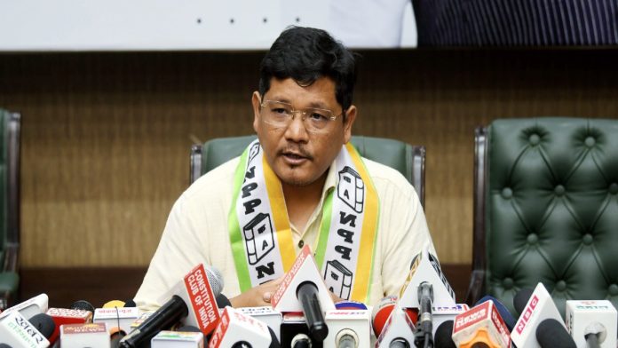 कॉनरॅड संगमा: एएनआय फाईल फोटो.
