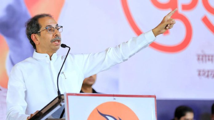 शिवसेना (उबाठा) प्रमुख उद्धव ठाकरे.