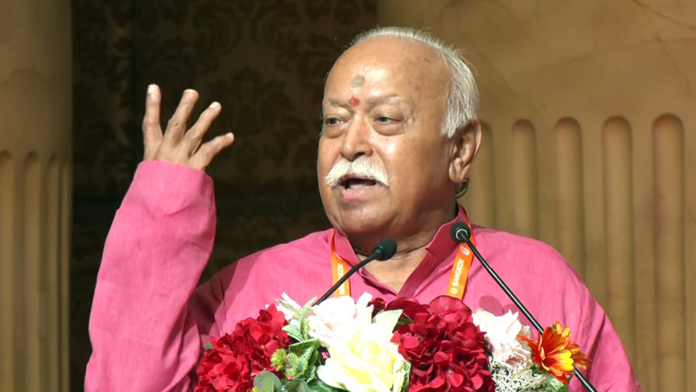 राष्ट्रीय स्वयंसेवक संघाचे प्रमुख मोहन भागवत