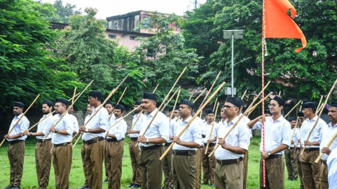आरएसएस कार्यकर्ते.: फाईल फोटो.