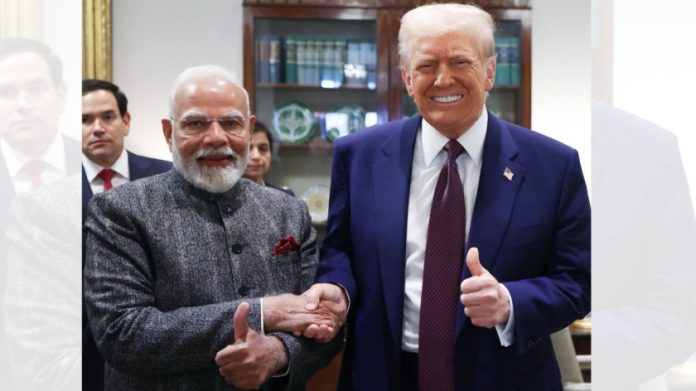फाइल फोटो: पंतप्रधान नरेंद्र मोदी यांनी वॉशिंग्टनमध्ये अमेरिकेचे अध्यक्ष डोनाल्ड ट्रम्प यांची भेट घेतली.