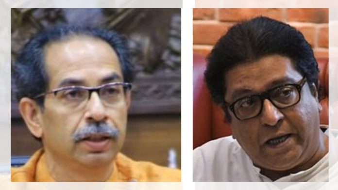 ठाकरे बंधू : उद्धव आणि राज ठाकरे.