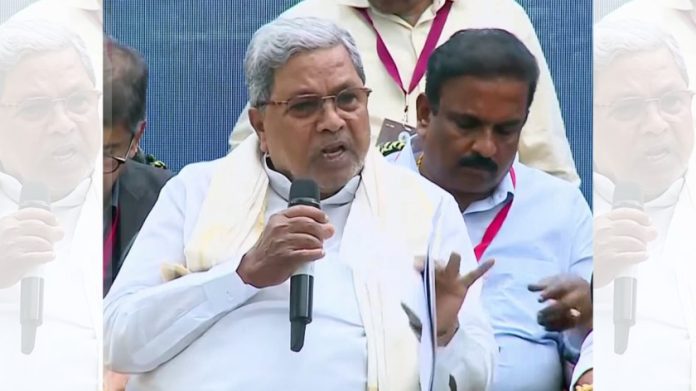 कर्नाटकचे मुख्यमंत्री सिद्धरामय्या यांचा फाइल फोटो.