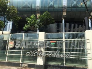 सहारा स्टार, पूर्वी सेंटॉर, कंपनीच्या स्वाक्षरी मालमत्तेपैकी एक आहे. 115 कोटी रुपयांना विकत घेतलेले, ते आता विक्रीसाठी आहे | फोटो: अमृतांश अरोरा | द प्रिंट