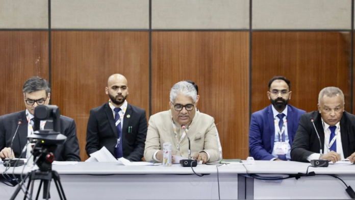 आयएसए एसआयडीएस प्लॅटफॉर्म लीडरशिप सेशनच्या मंत्रीस्तरीय सत्रात पर्यावरण मंत्री भूपेंद्र यादव यांचे मुख्य भाषण