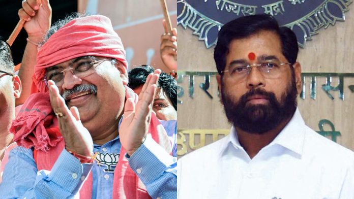 महाराष्ट्र भाजपचे अध्यक्ष रवींद्र चव्हाण आणि उपमुख्यमंत्री एकनाथ शिंदे यांचे फाइल फोटो