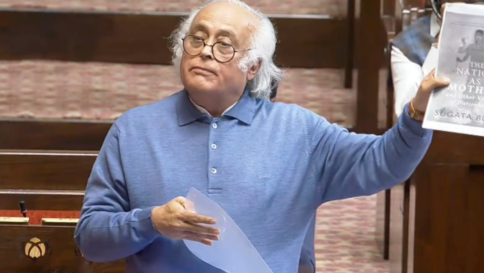 संसदेच्या हिवाळी अधिवेशनादरम्यान काँग्रेस खासदार जयराम रमेश यांनी राज्यसभेत भाषण केले.