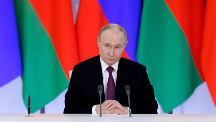 रशियाचे अध्यक्ष व्लादिमिर पुतीन : फाईल फोटो.