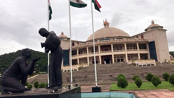 इंफाळमधील मणिपूर विधानसभा भवनाचे एक दृश्य | एएनआय