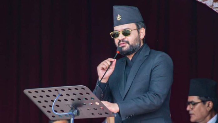 नेपाळचे पंतप्रधान बालेन शाह.