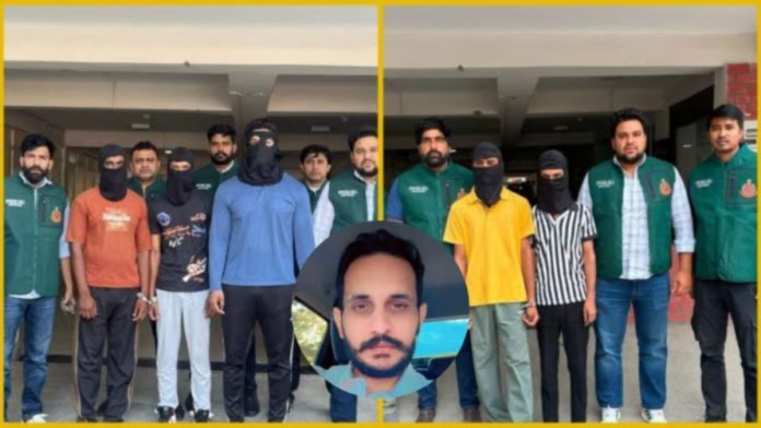 पाकिस्तानस्थित गँगस्टर शहजाद भट्टी (छोट्या चौकटीतील छायाचित्रात) याच्या कथित साथीदारांना दिल्ली पोलिसांच्या विशेष पथकाने अटक केली.