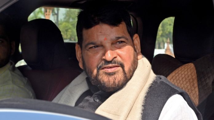 संसदेतील भाजपचे माजी खासदार ब्रिजभूषण शरण सिंह यांचा फाईल फोटो.
